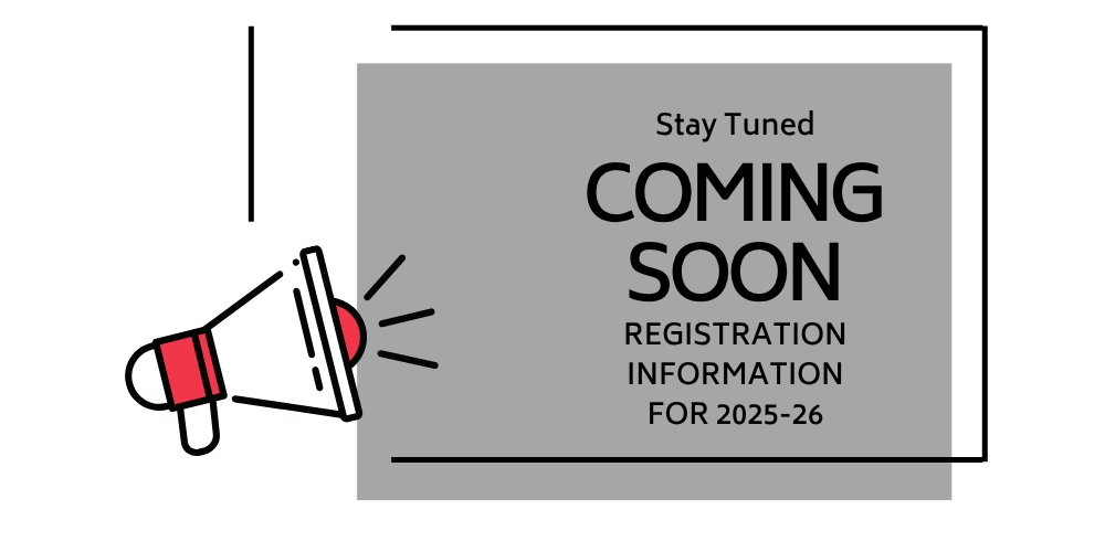 Registration Information- Coming Soon!