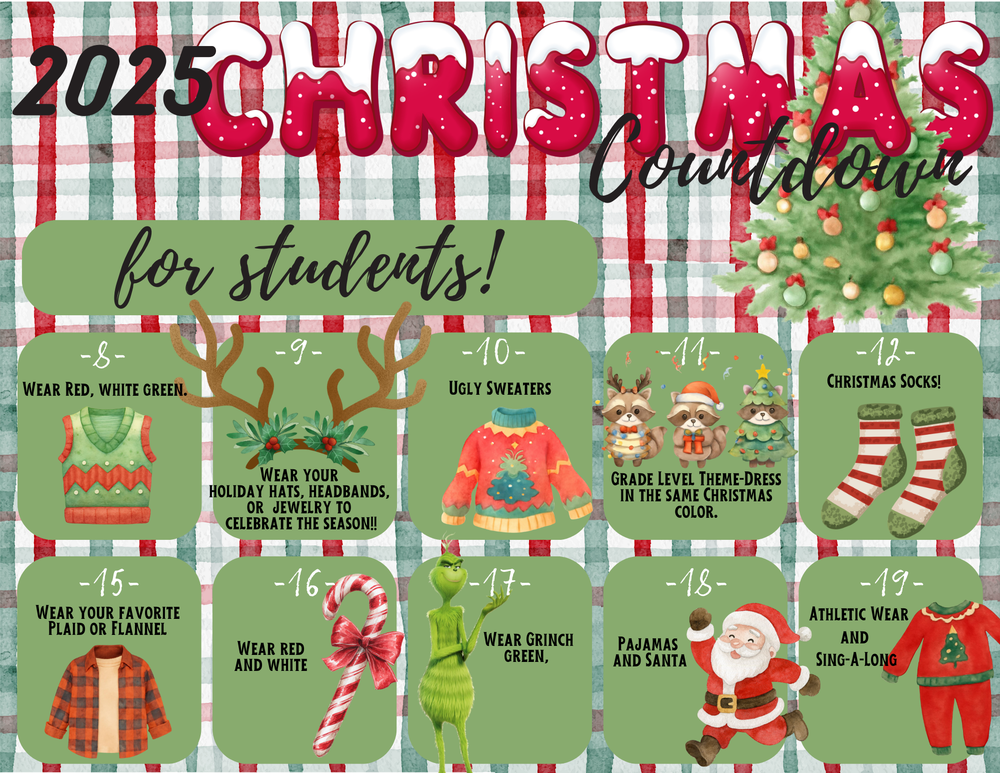 We are having a fun Christmas countdown