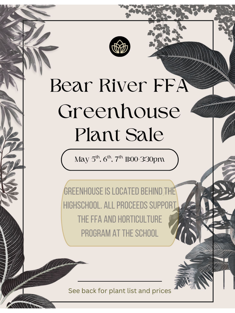 GREENHOUSE PLANT SALE