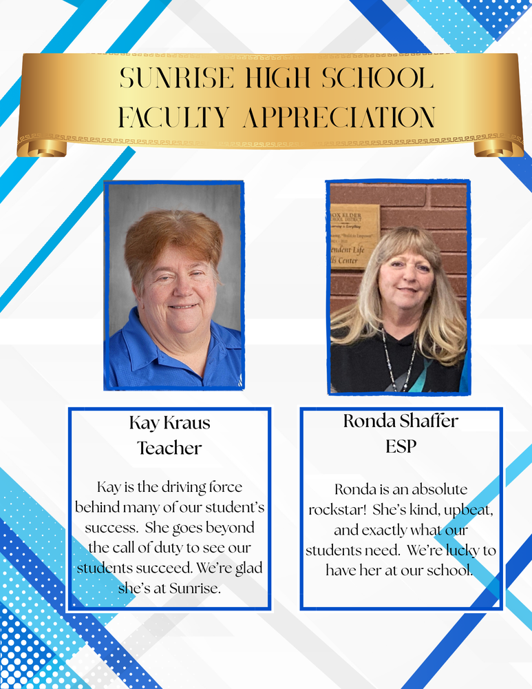 February Faculty Appreciation