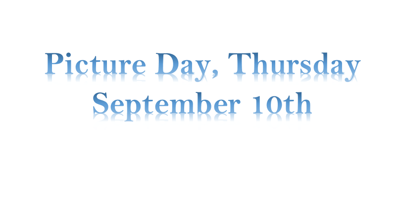 Picture Day, Thursday September 10th
