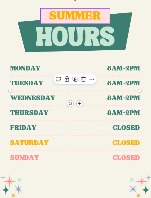 Summer Hours