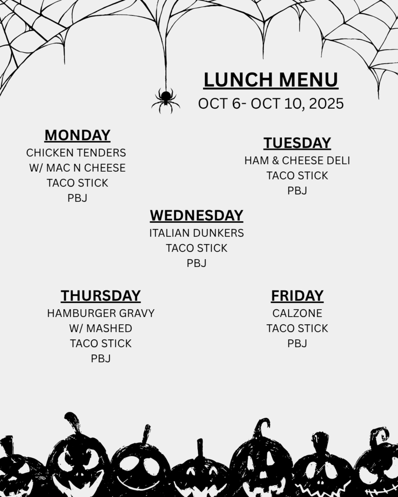 LUNCH MENU