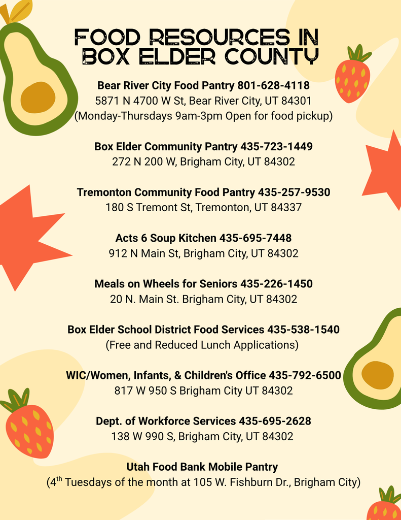 Box Elder Food Resources