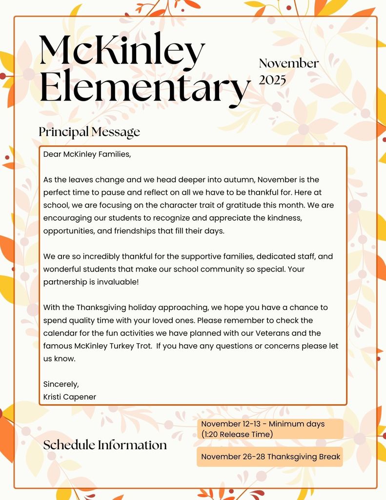 November Newsletter