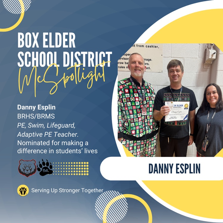 Danny esplin with admin