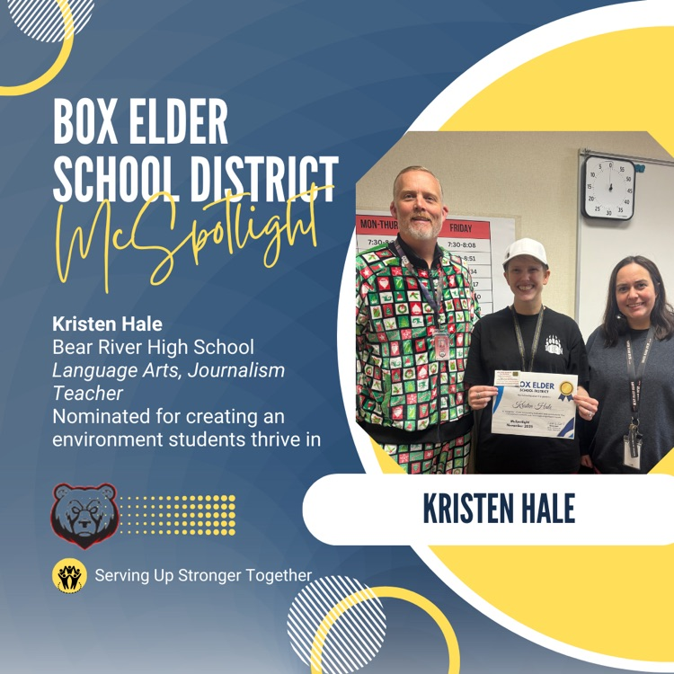 Kristen hale with admin