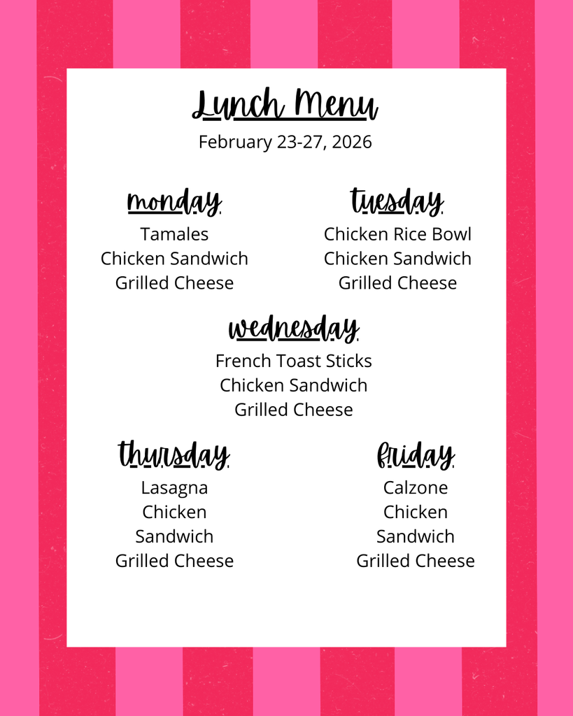 Lunch Menu
