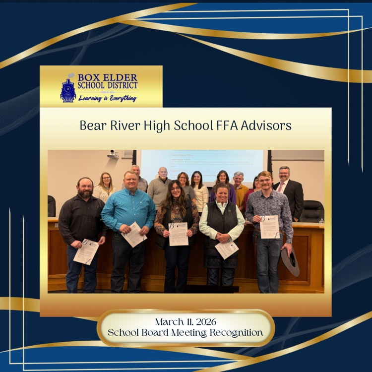 Bear River ffa advisors at board meeting 