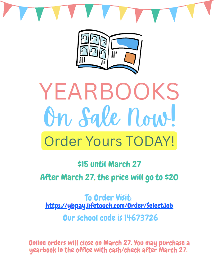 yearbook flyer
