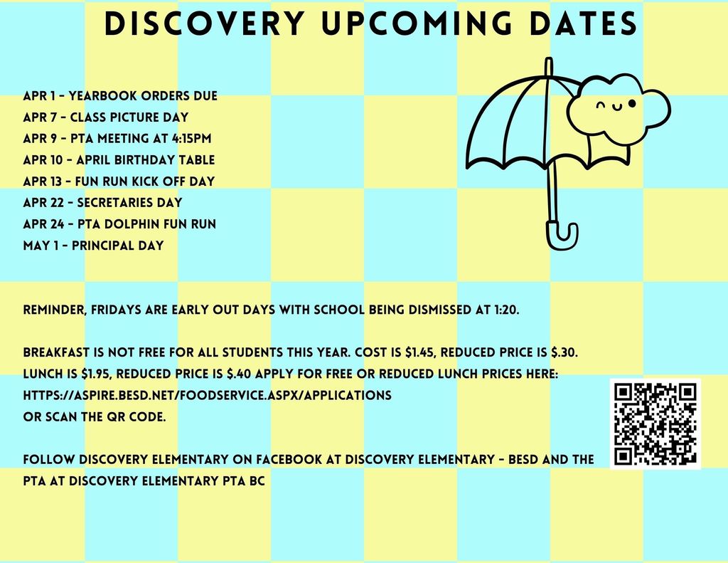 April upcoming dates