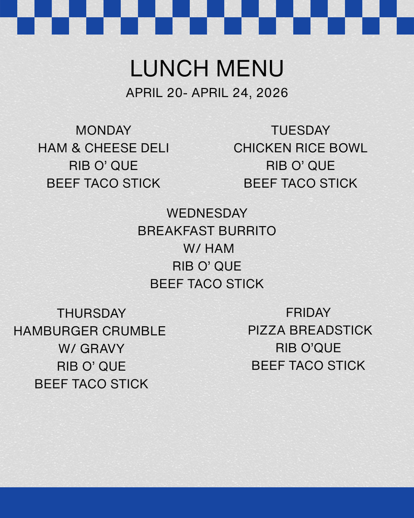 Lunch Menu