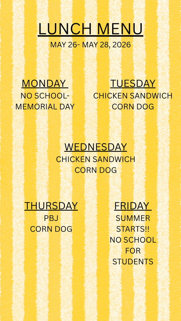 Lunch Menu