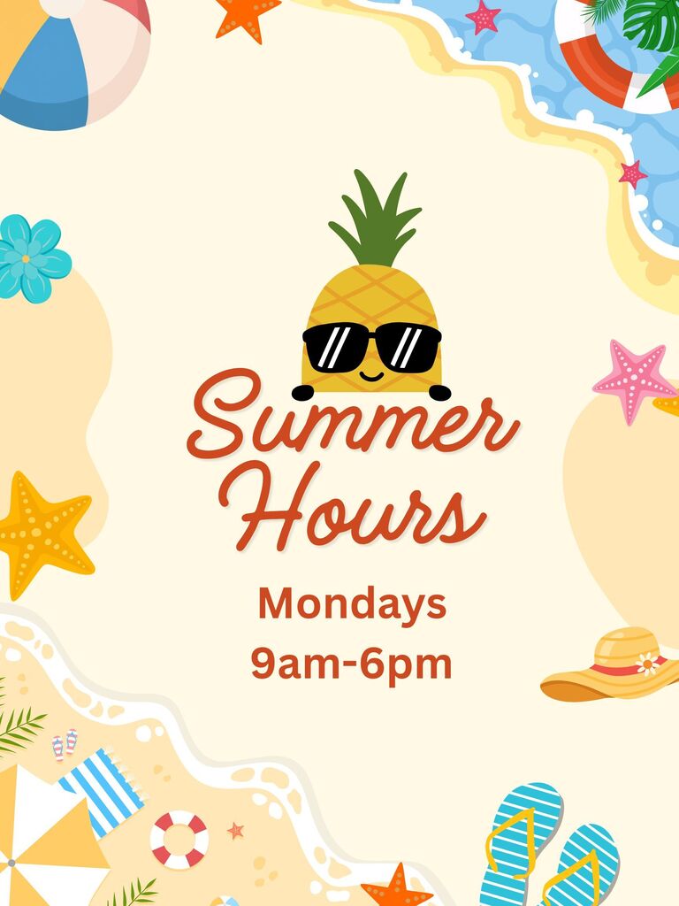 Summer Hours for Fielding Elementary will be on Monday's from 9am to 6pm.