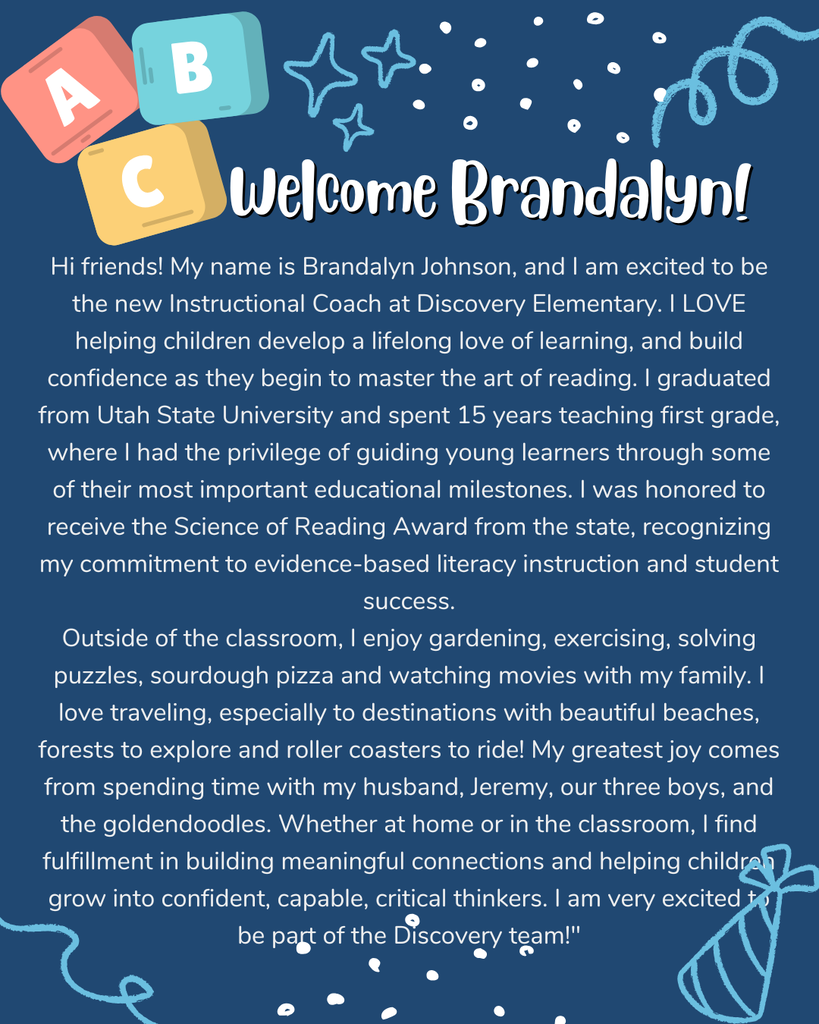 Welcome to Brandalyn Johnson.