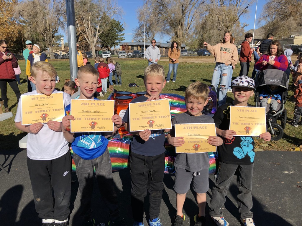 First Grade Boy Winners