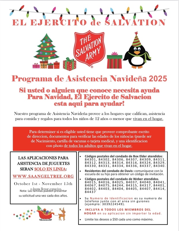 Spanish Salvation Army Assistance Program