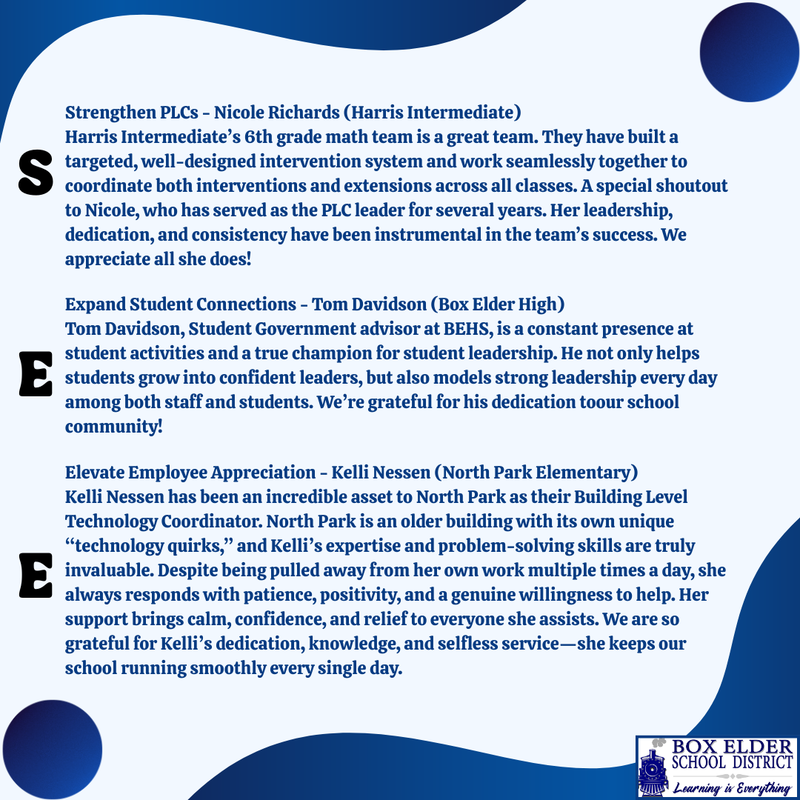 SEE Initiative Recognitions