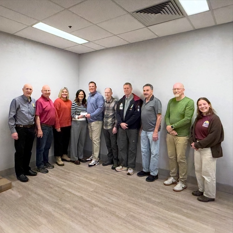 Rotary Club Presenting the Check