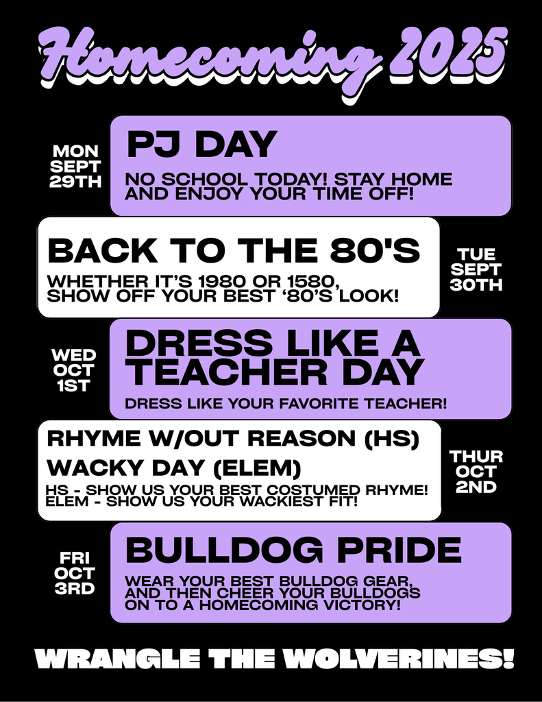 Homecoming Week 2025