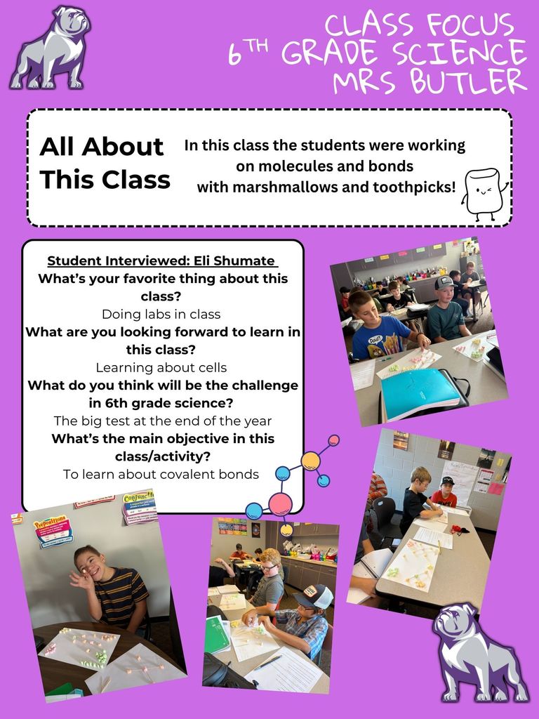 Mrs. Butler's Science Class