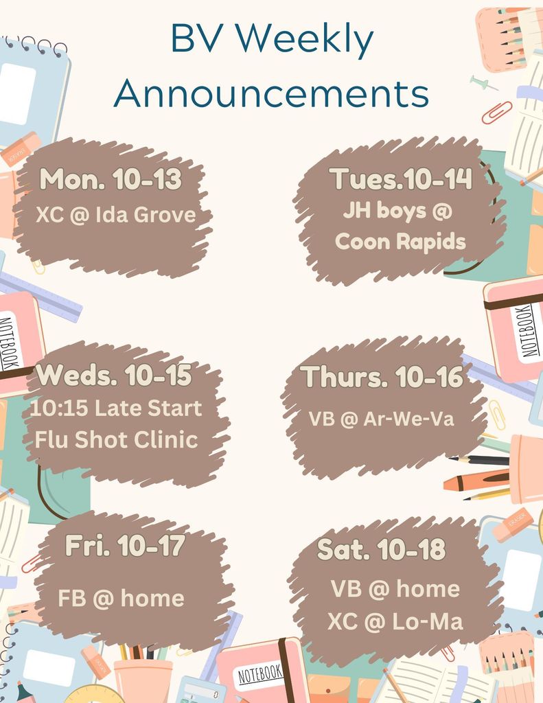 Weekly Announcements