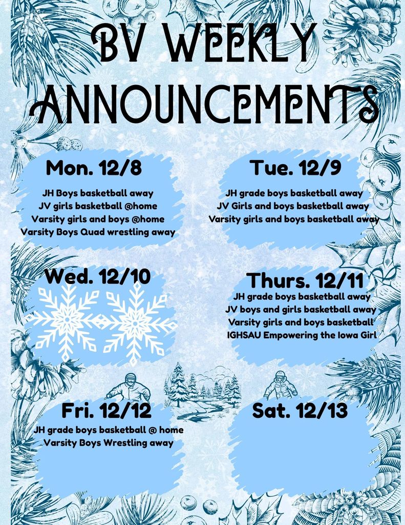 Weekly Announcements