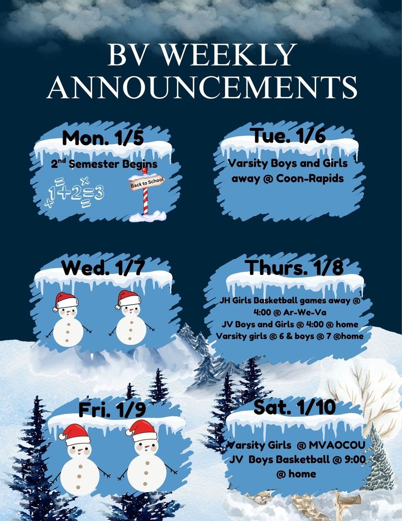 Weekly Announcements