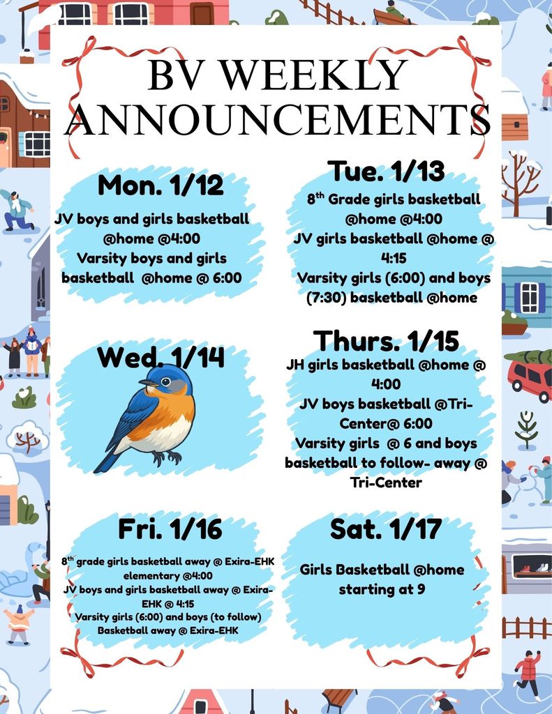 Weekly Announcements