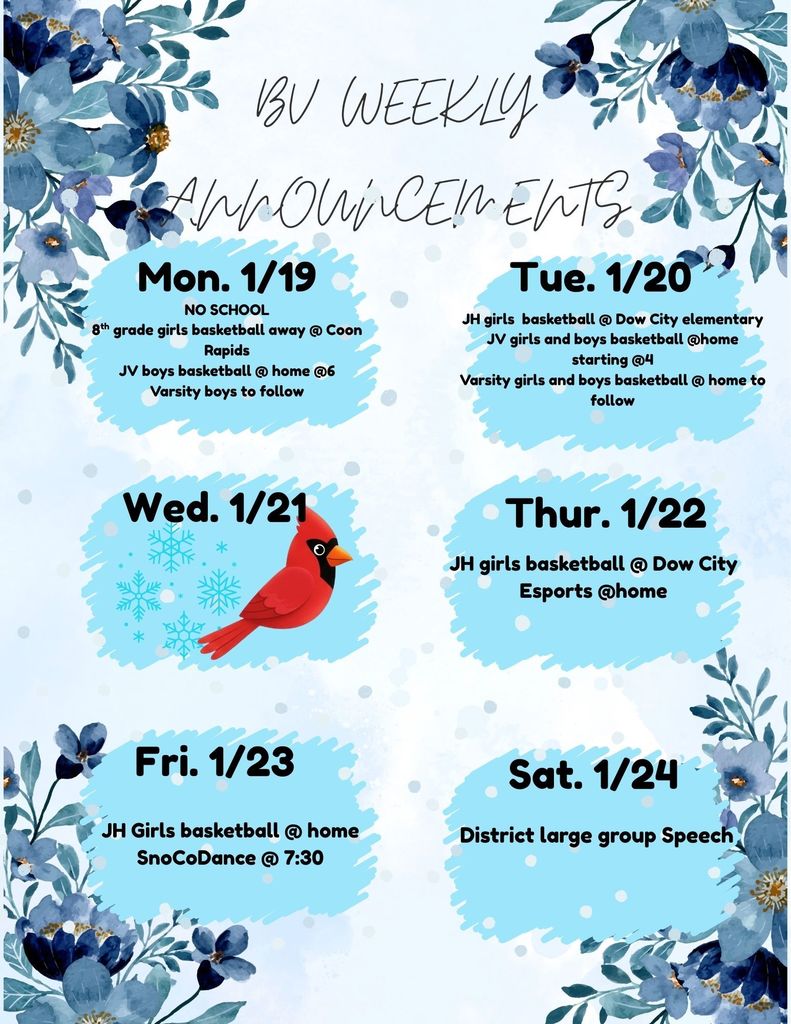 Weekly Announcements