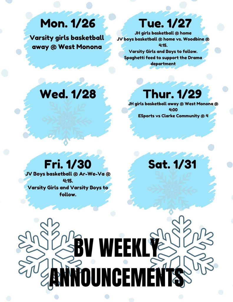 Weekly Announcements