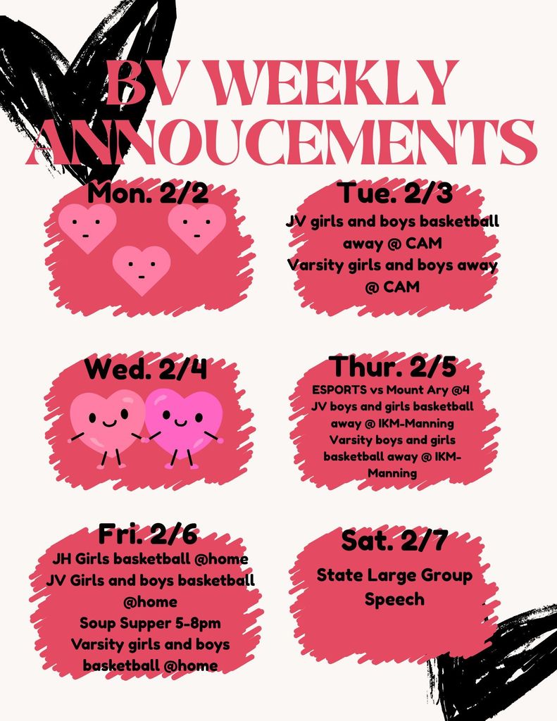 Weekly Announcements