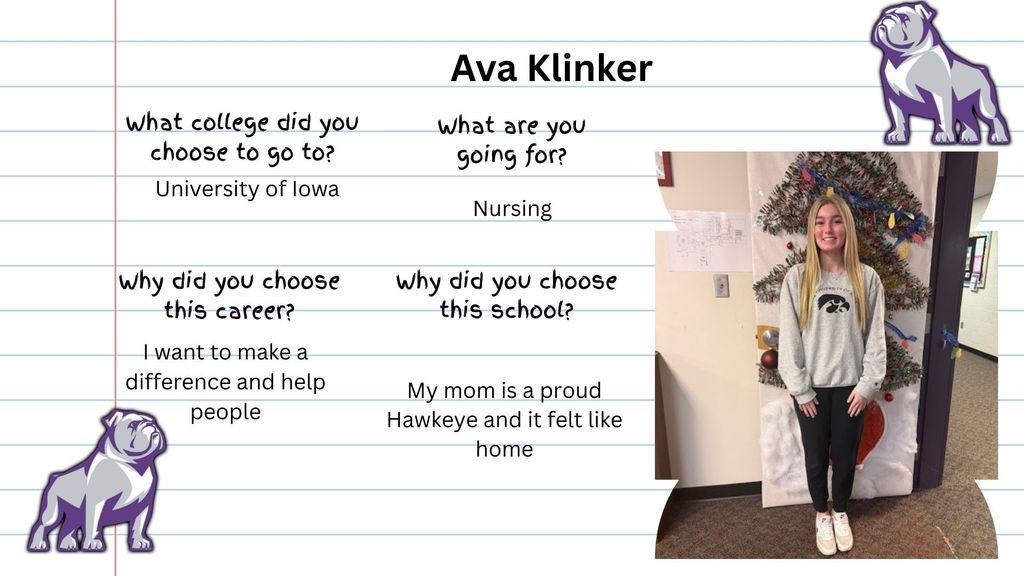 Ava Klinker future plans
