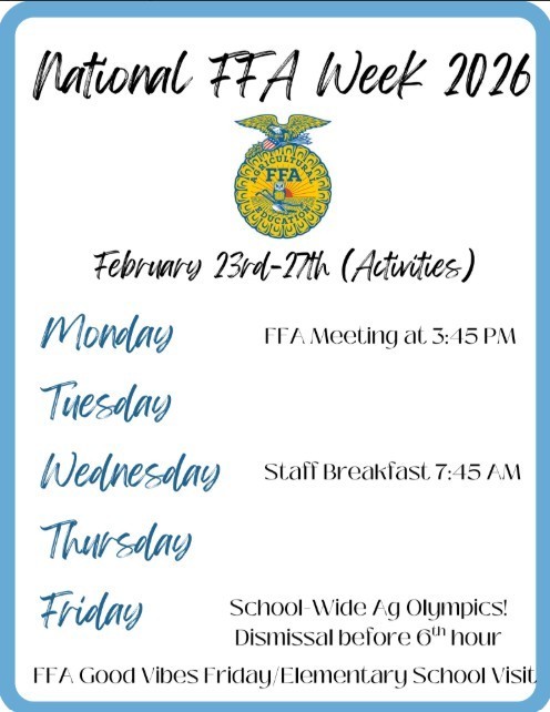 National FFA Week