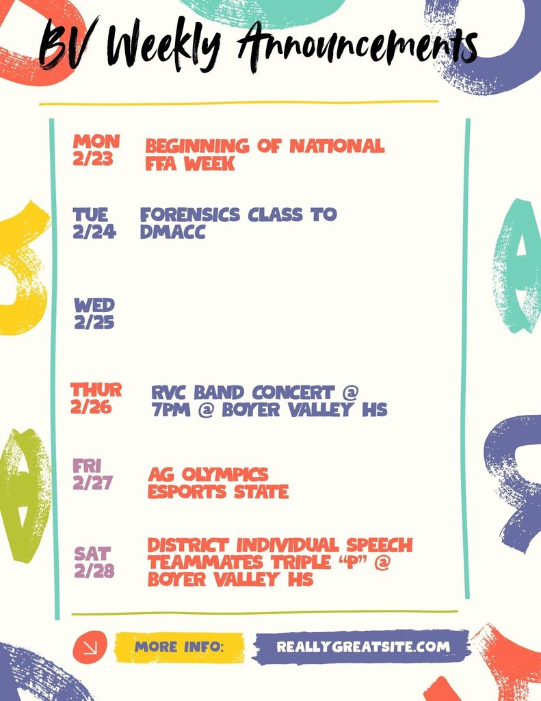 Weekly Announcements