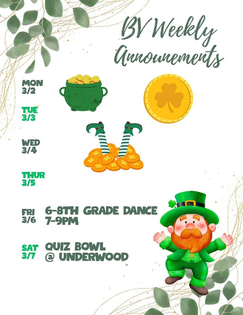 Weekly Announcements