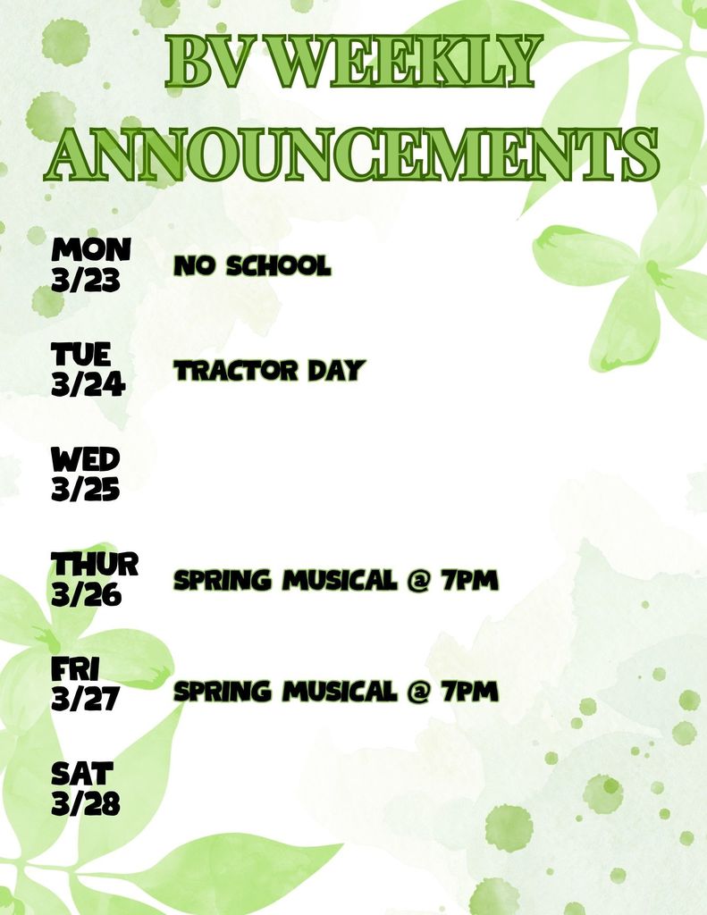 Weekly Announcements