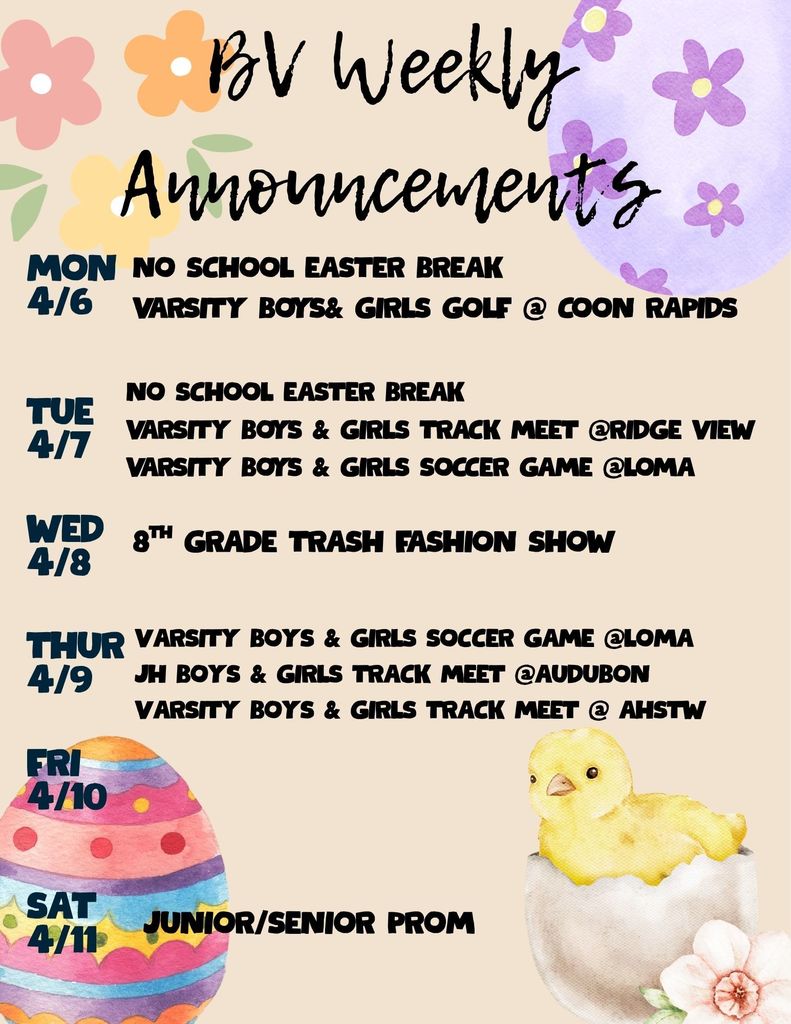 Weekly Announcements