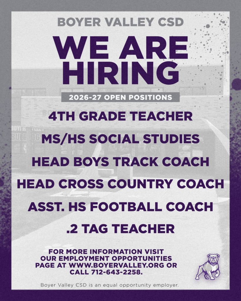 2026-27 Open Positions