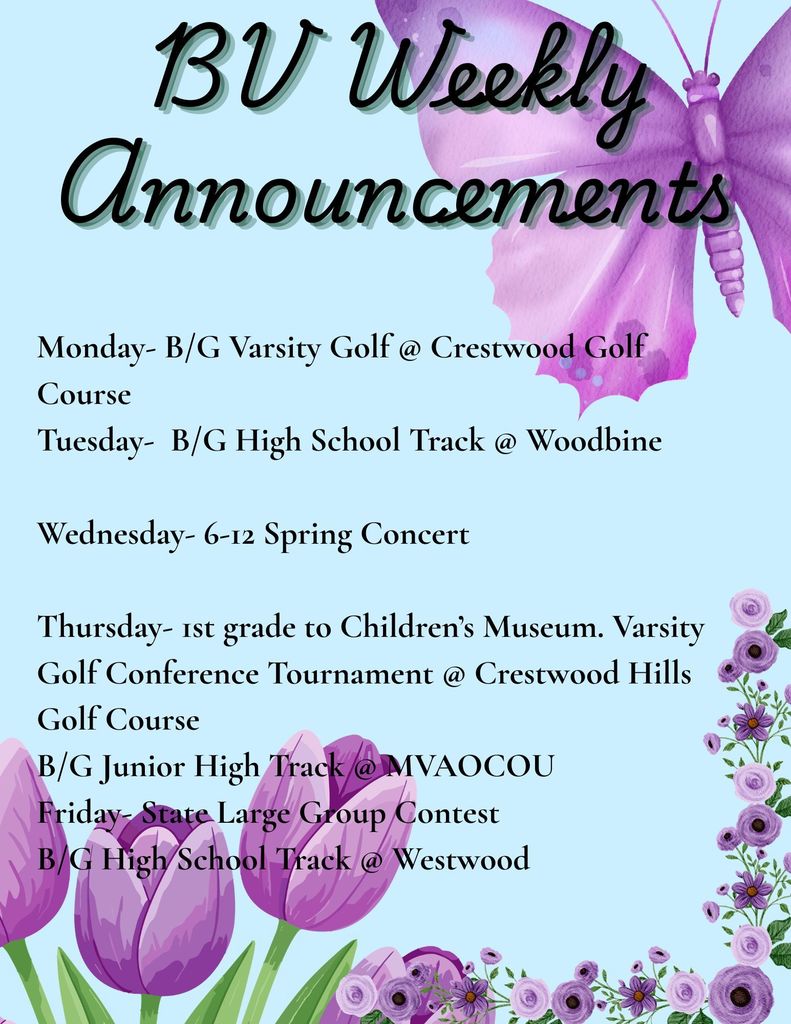 Weekly Announcements