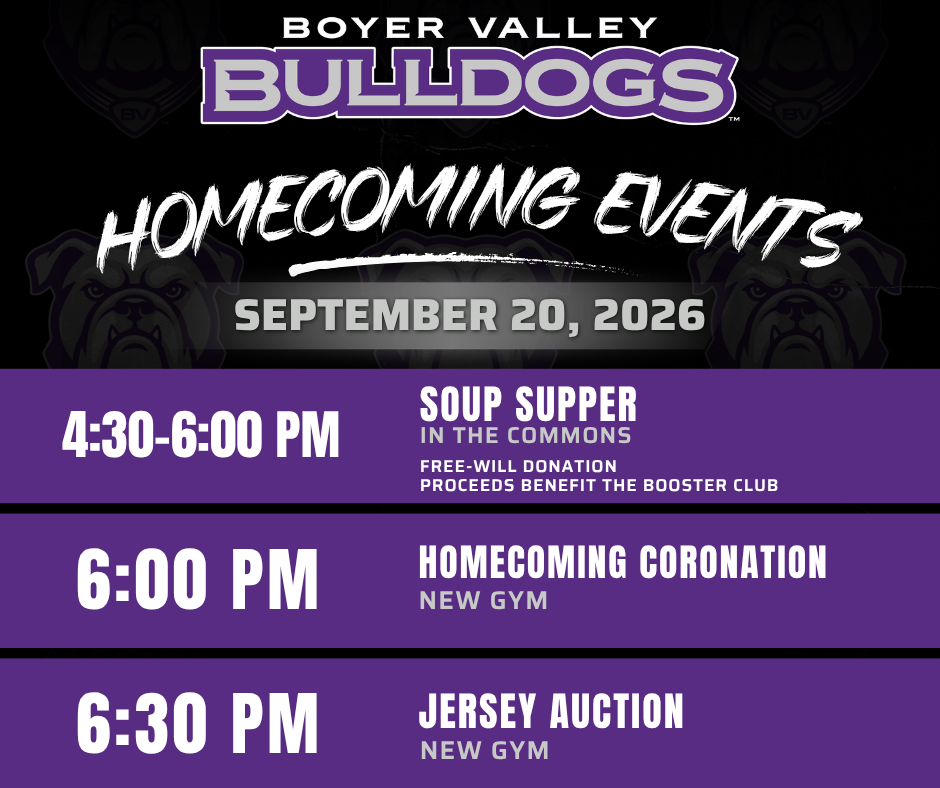 September 20 Homecoming Events