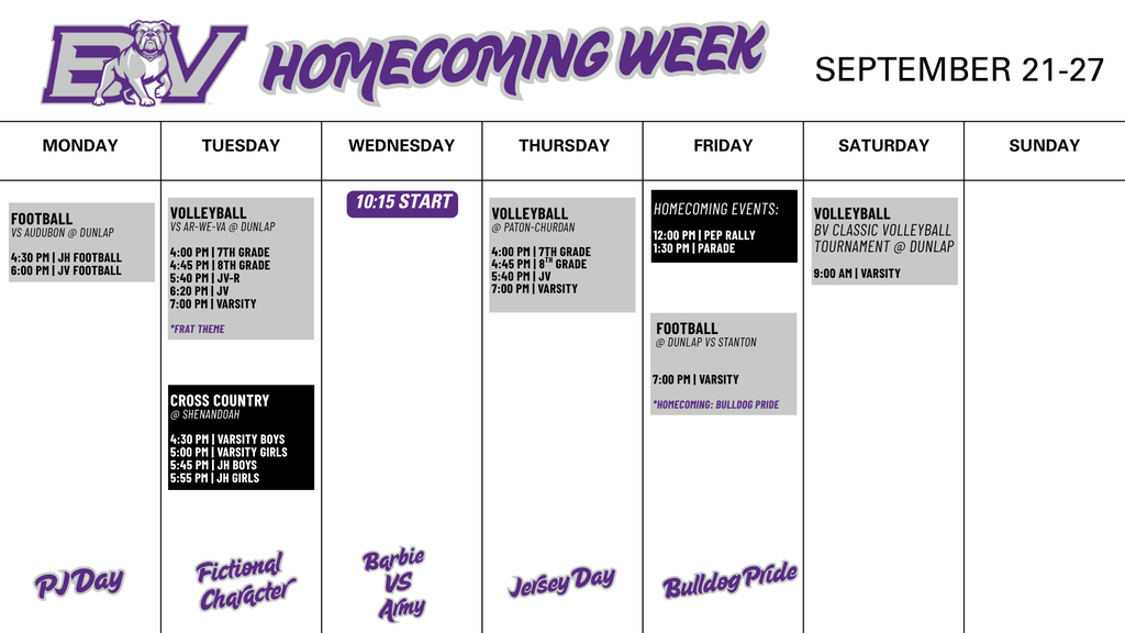 BV THIS WEEK