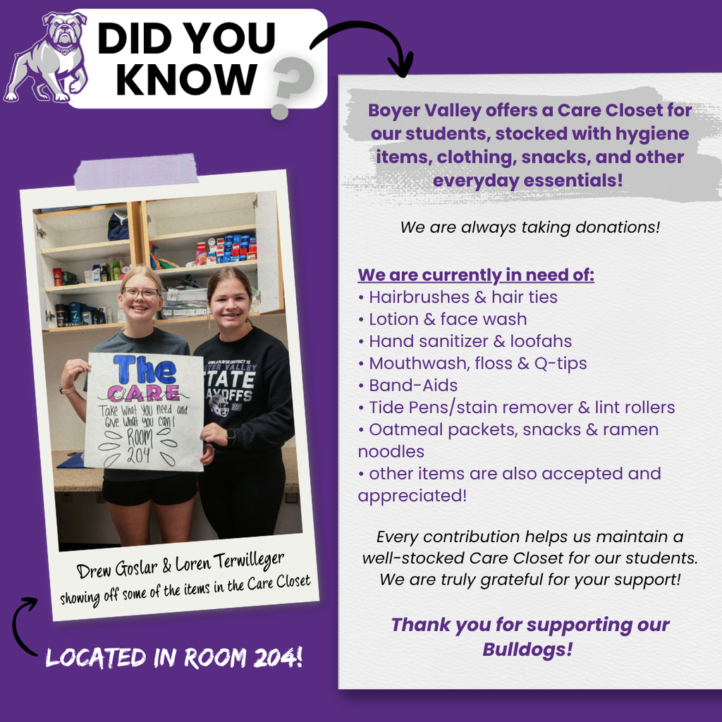 Care Closet information