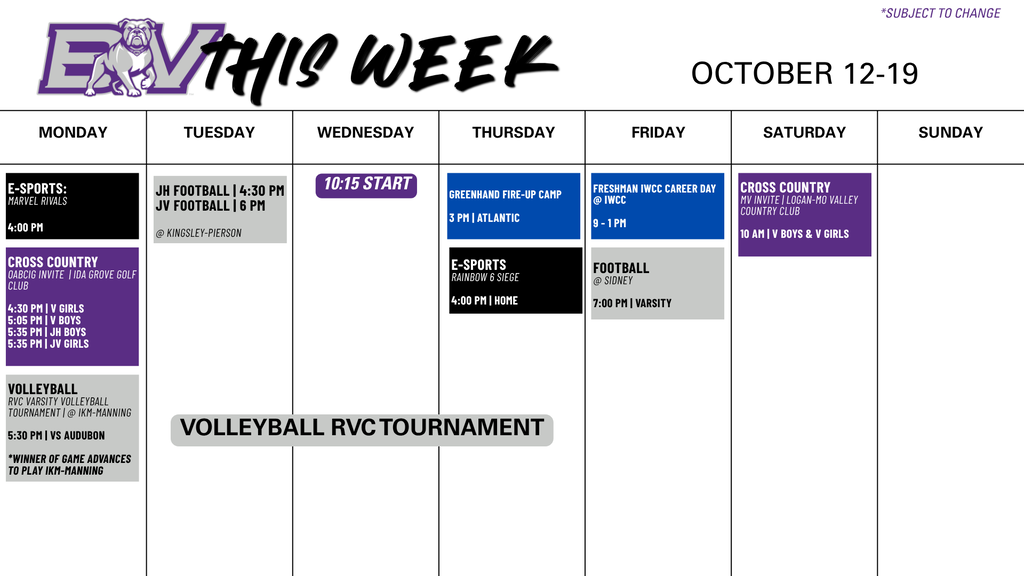 BV THIS WEEK