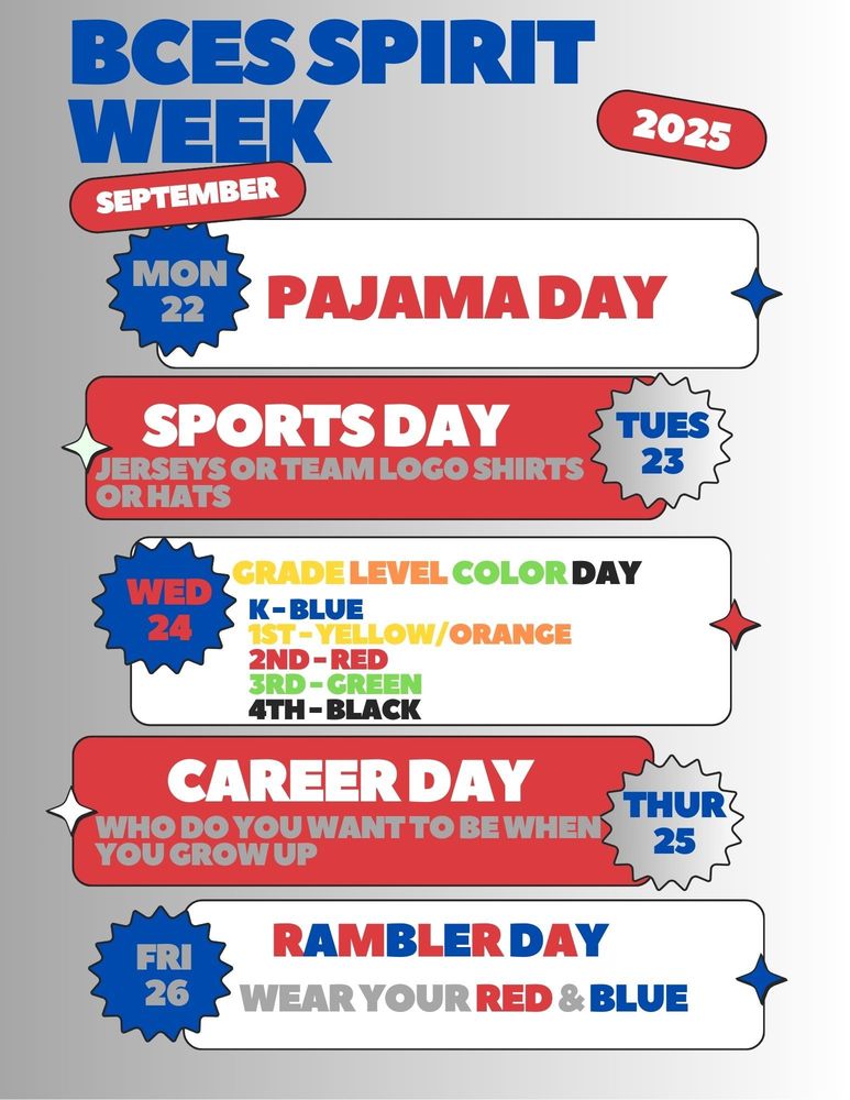 Spirit Week 2025!!