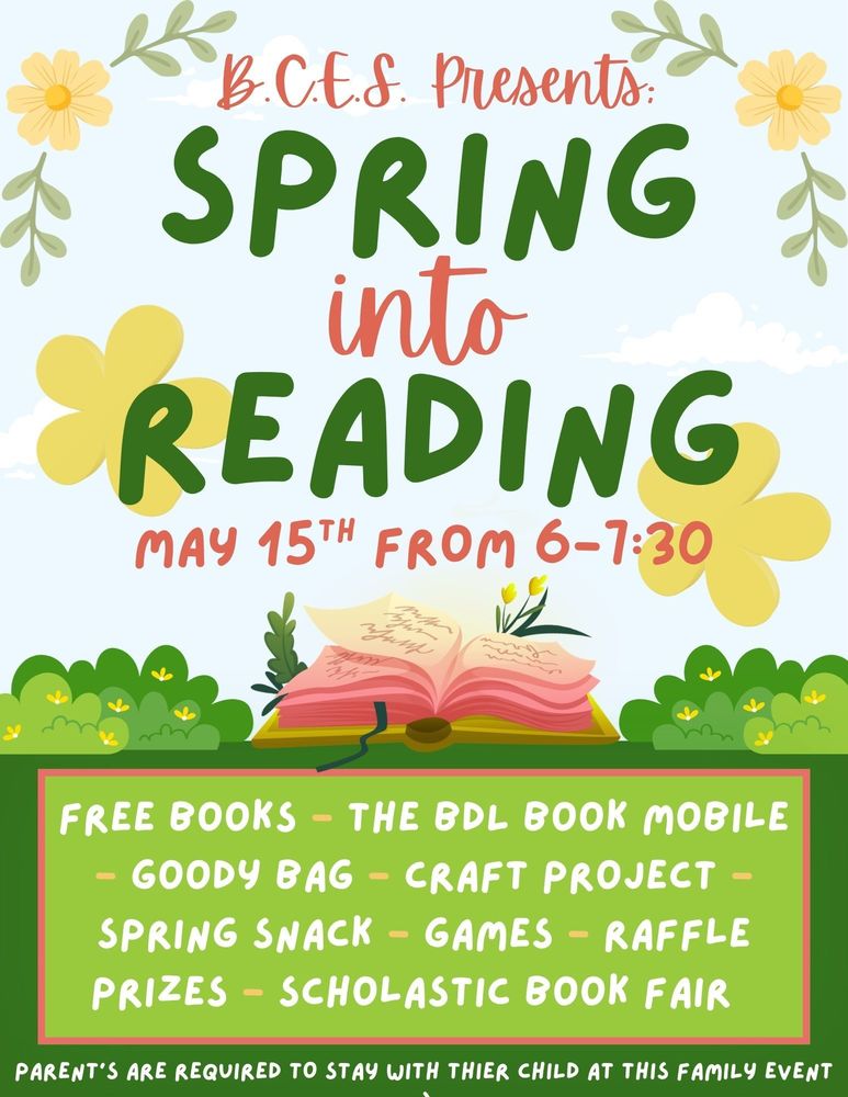 Spring Into Reading Flyer