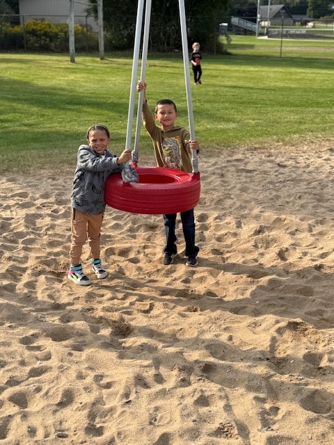 playground fun with friends