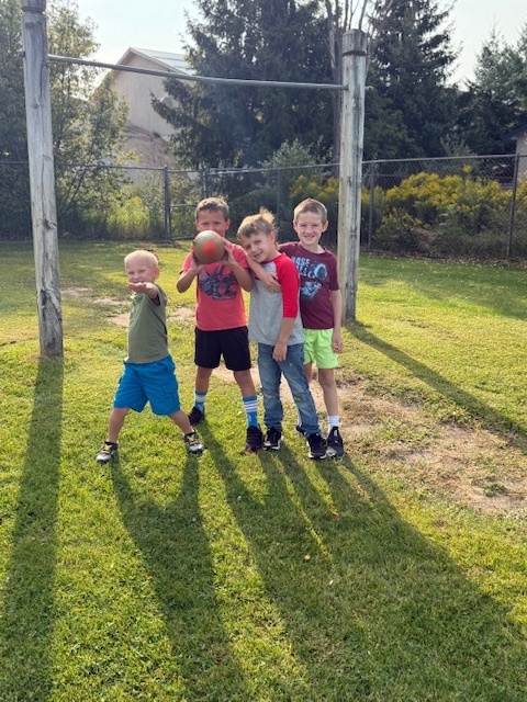 playground fun with friends