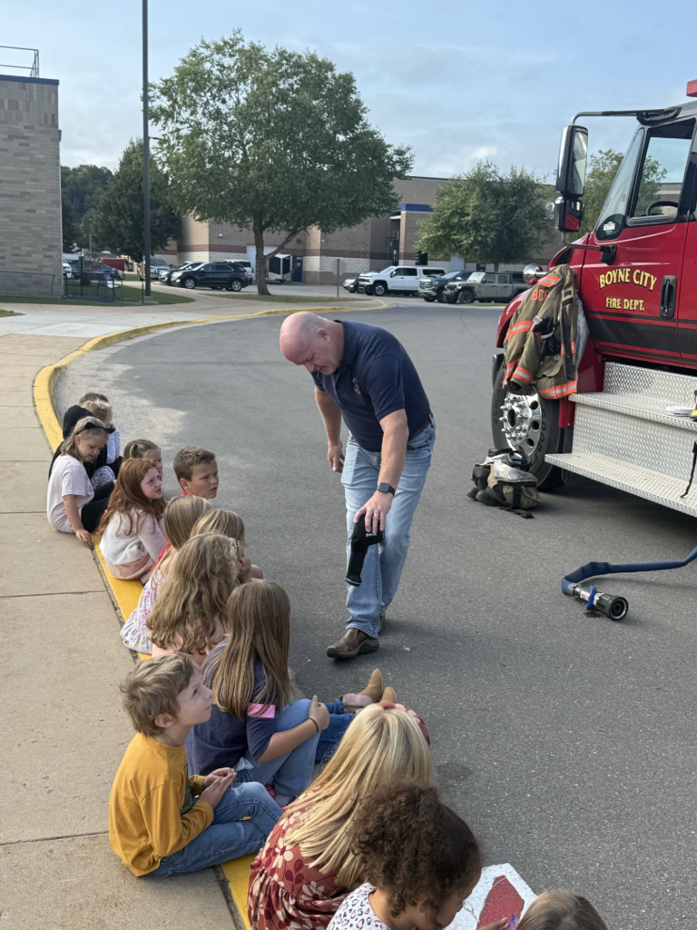 1st Grade Firetruck Visit