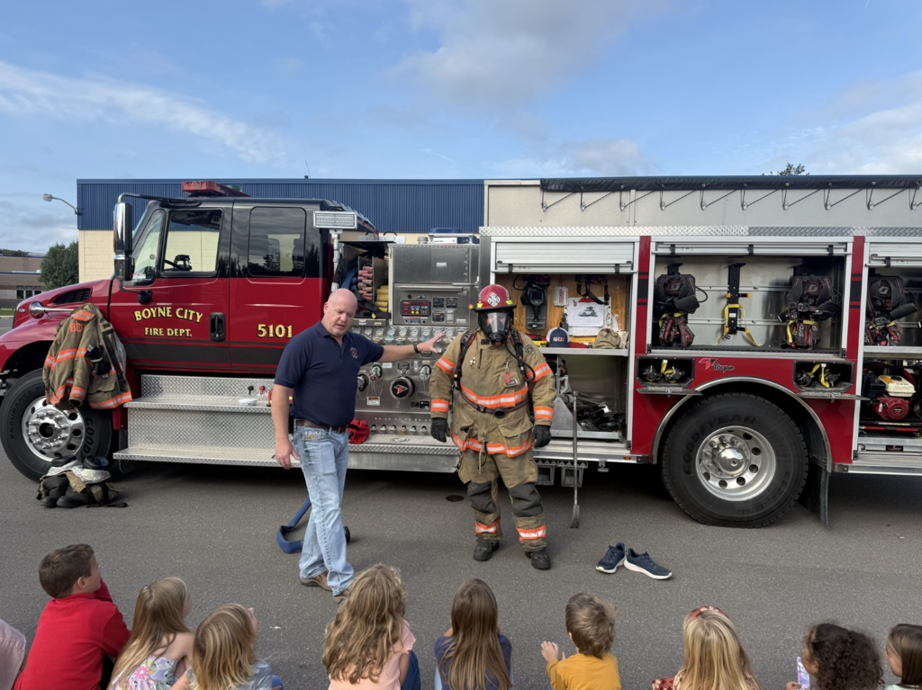 1st Grade Firetruck Visit